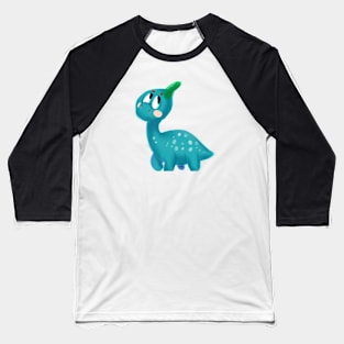 Cute Dinosaur Drawing Baseball T-Shirt